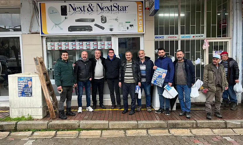 HAKAN GÜÇLÜ ÖDEMİŞ'TE SAHAYA İNDİ: CADDE CADDE, MAHALLE MAHALLE TEMAS