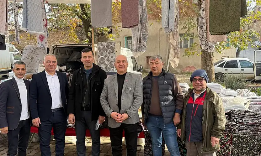 HÜSEYİN DÖNER ESNAFIN YANINDA: ZİYARETLER SÜRÜYOR