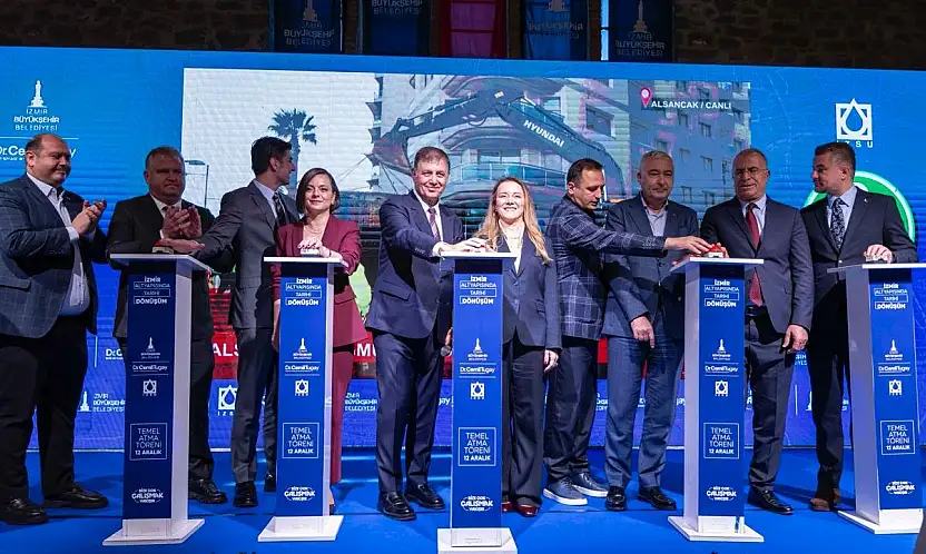 İzmir'de 3 milyarlık altyapı yatırımı başladı