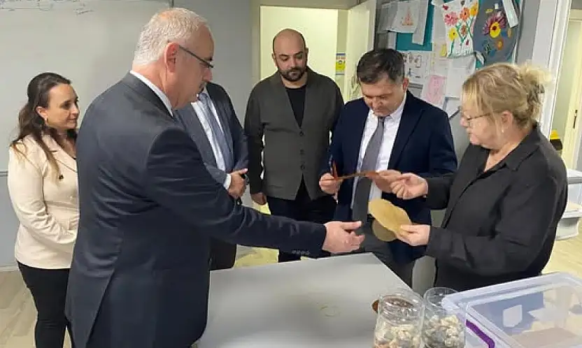 Kaymakam Erdoğan, Ödemiş Bilim ve Sanat Merkezi'ni Ziyaret Etti