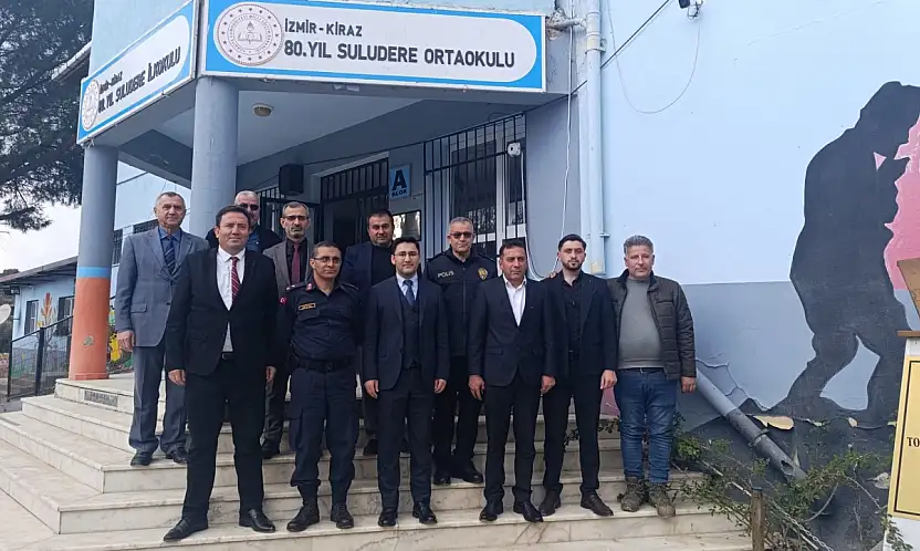 KAYMAKAM VE MÜDÜRDEN SULUDERE İLKOKULU ZİYARETİ