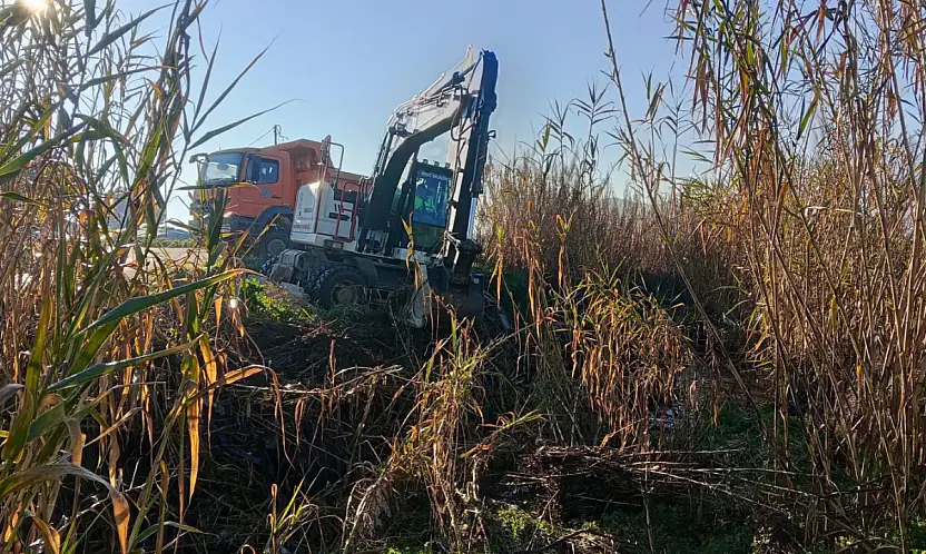 Kiraz'da yağışlara karşı teyakkuz