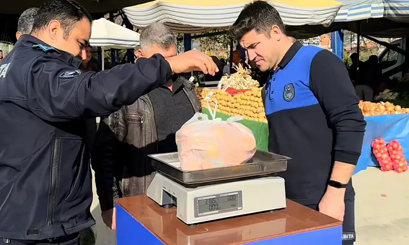 KİRAZ PAZARYERİNDE ÖLÇÜ VE TARTI DENETİMİ YAPILDI