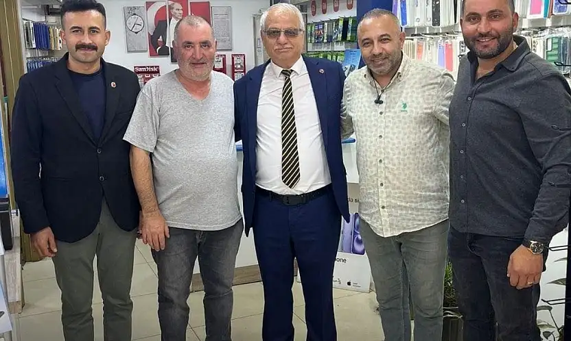 MHP Tire Teşkilatı, Esnafla Buluşmalarını Sürdürüyor