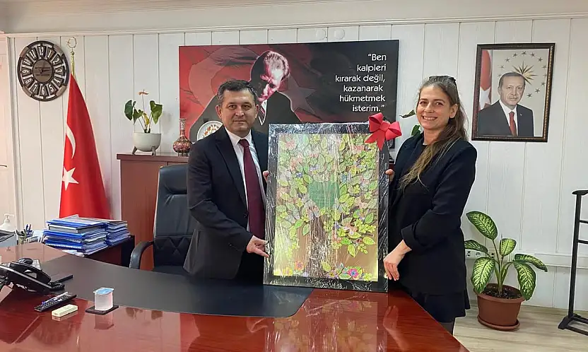 Minik Kalpler'den Kaymakam Erdoğan'a Ziyaret