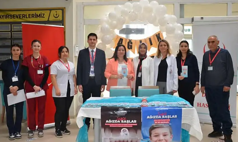 Ödemiş Devlet Hastanesi'nde Ağız ve Diş Sağlığı Standı Açıldı