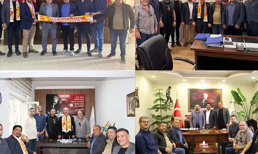 Ödemiş Galatasaray Taraftar Derneği'nden Kurumlara Ziyaret Turu