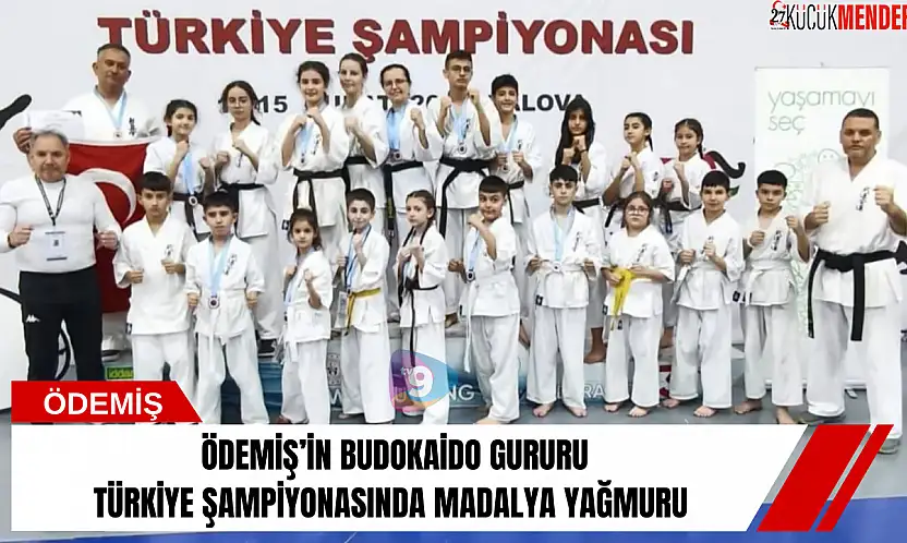 Ödemiş'in budokaido gururu: Türkiye şampiyonasında madalya yağmuru