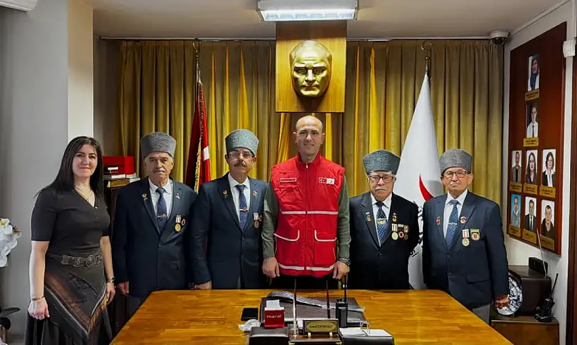 ÖDEMİŞ KIZILAY'DAN GAZİLERE ANLAMLI ZİYARET