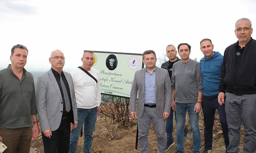 Ödemiş'te Milli Ağaçlandırma Günü'nde Fidanlar Toprakla Buluştu