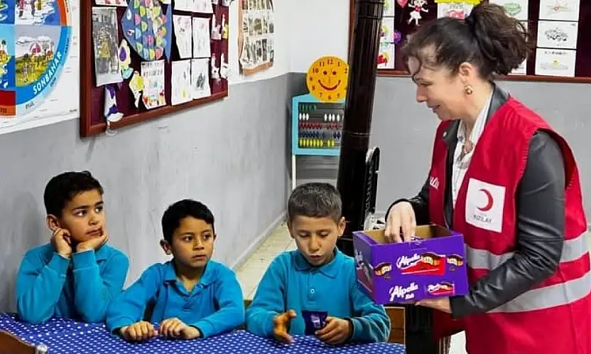 Ödemiş'te miniklere destek