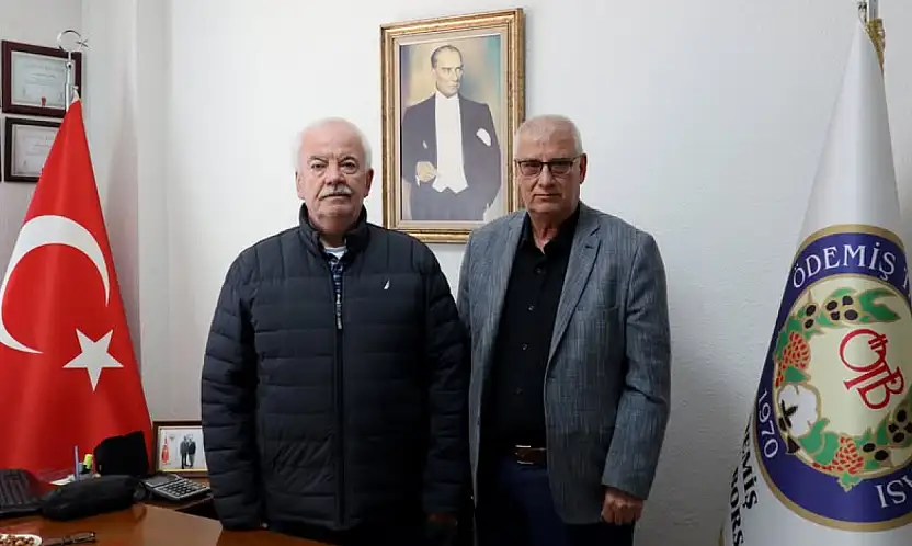 Ödemiş'te Önemli Ziyaretler: Kaymakam ve Odalar Başkanı Ticaret Borsası'nda