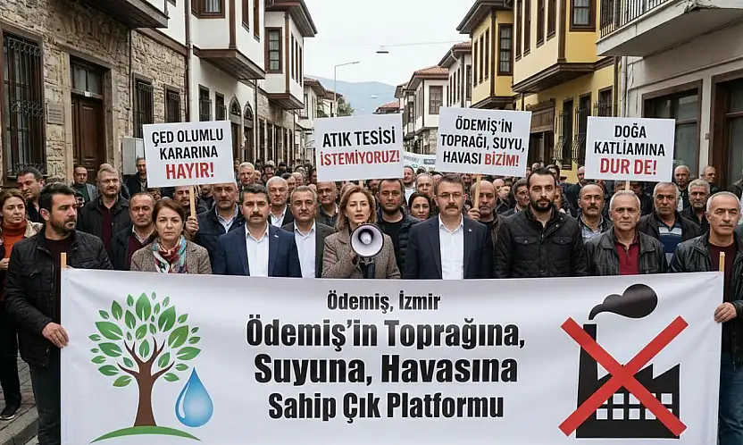 ÖDEMİŞ'TE TARTIŞMALI TESİSE ÇED ONAYI: PLATFORMDAN SERT TEPKİ