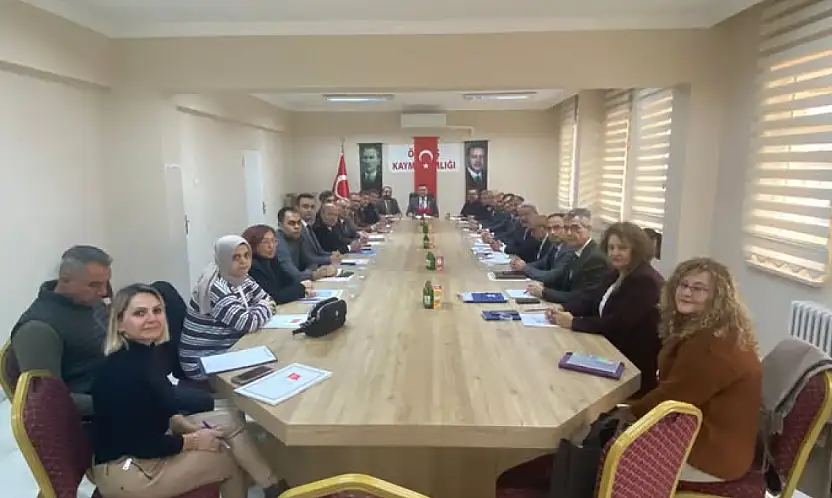 ÖDEMİŞ'TE YIL SONU DEĞERLENDİRME TOPLANTISI