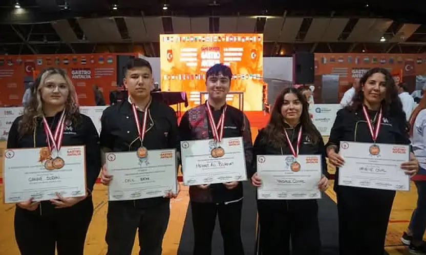 Ödemiş Zübeyde Hanım MTAL, GASTROANTALYA'da 7 Madalya ile Döndü