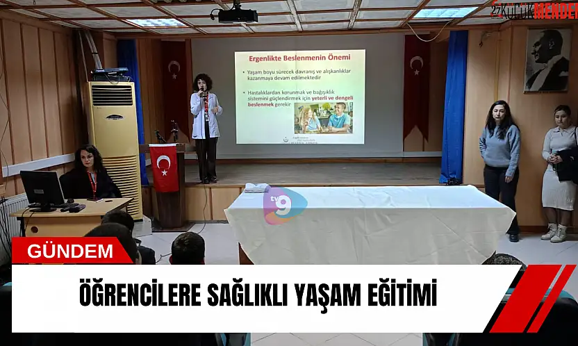 Öğrencilere sağlıklı yaşam eğitimi