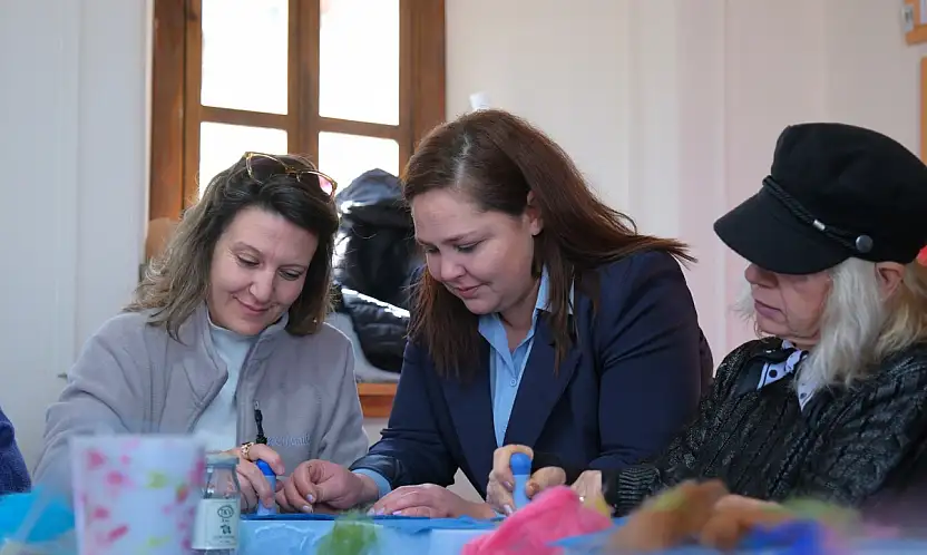 Tire Belediyesi'nden el emeğini sanata dönüştüren kurs