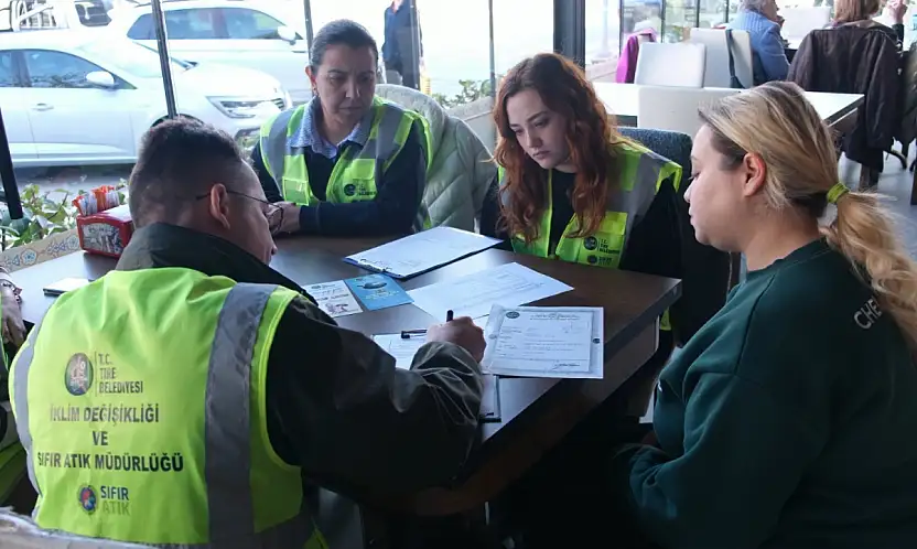 Tire Belediyesi'nden, işletmelere atık yağ denetimi ve bilgilendirmesi