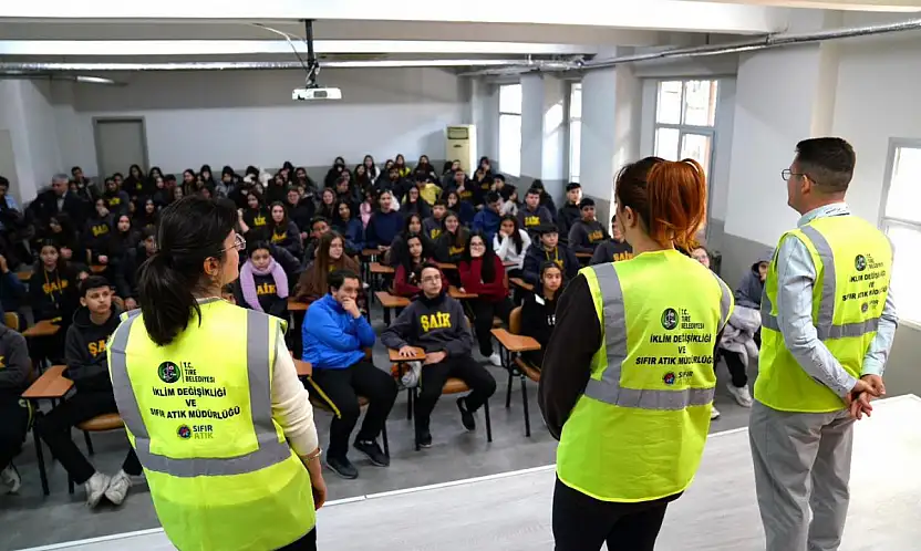 Tire Belediyesi'nden Öğrencilere Çevre Bilinci Eğitimi