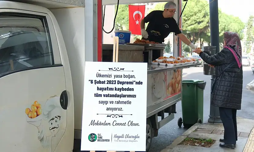 Tire'de 6 Şubat depremi anıldı