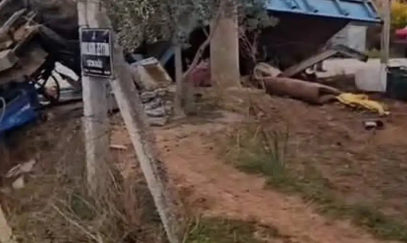 Tire'de Korkutan Traktör Kazası