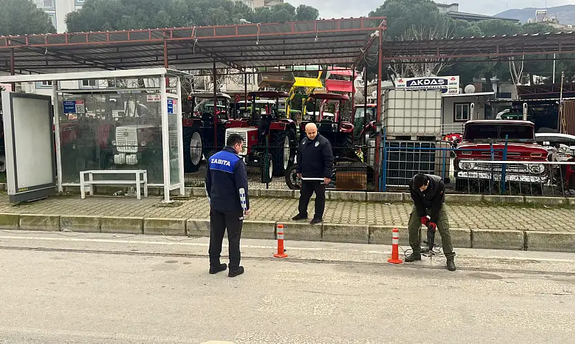 Tire'de yaya güvenliği ve konfor ön planda: zabıta ekiplerinden yoğun mesai