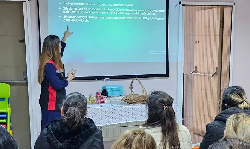 VELİLERE GIDA ETİKETİ OKURYAZARLIĞI EĞİTİMİ