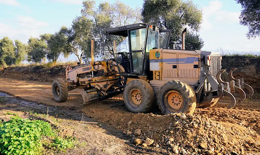 Yeğenli'de Üretim Yolu Çalışması Başladı