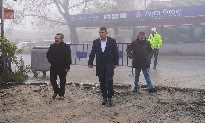 Yeniçiftlik'te Beklenen Yol Yenileme Çalışması Başladı